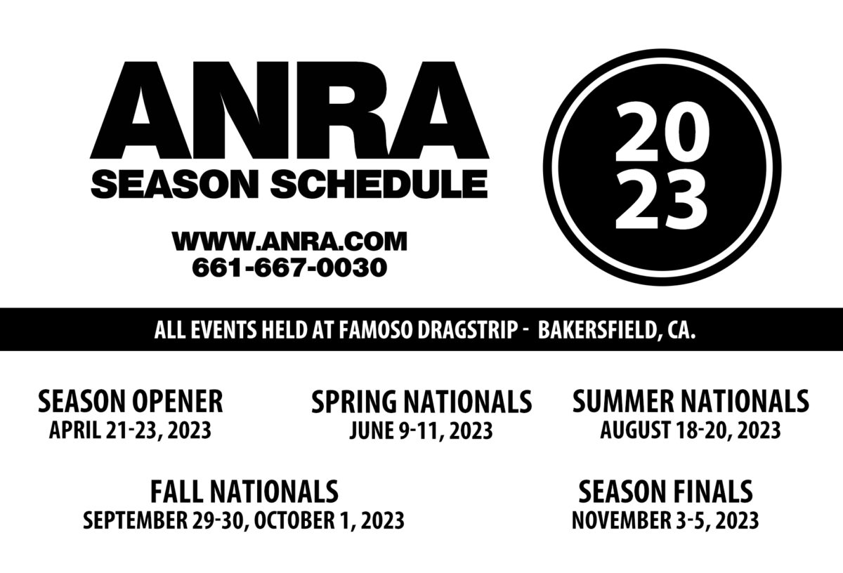 ANRA 2023 Schedule